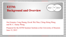 EITM - University of Houston