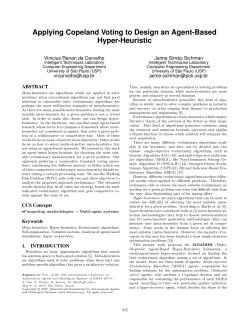 Applying Copeland Voting to Design an Agent-Based Hyper