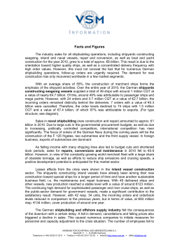 European shipbuilders stabilize their position while shipyards