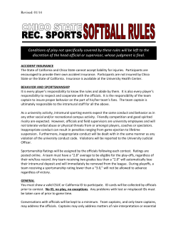 Conditions of play not specifically covered by these rules will be left to