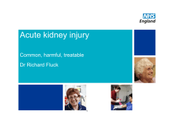 Acute kidney injury