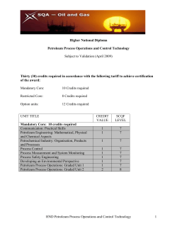 HN Process Technology: Oil and Gas