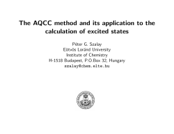 The AQCC method and its application to the calculation of excited