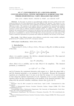 an h2 convergence of a second-order convex
