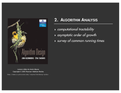 computational tractability ‣ asymptotic order of