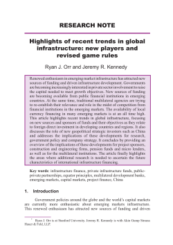 Highlights of recent trends in global