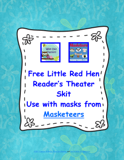 Free Little Red Hen Reader`s Theater Skit Use