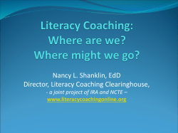 Literacy Coaching Clearinghouse