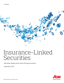 Insurance-Linked Securities - Reinsurance Thought Leadership
