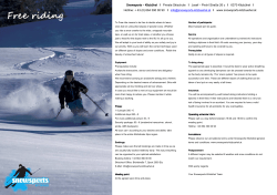 Free riding - Snowsports Kitzb&uuml;hel