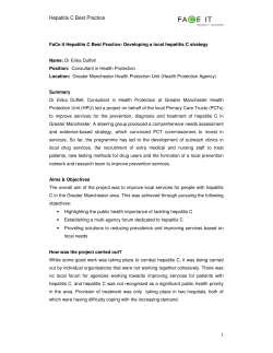 Hepatitis C Best Practice 1