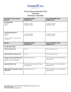 Choice Bronze Standard POS Individual