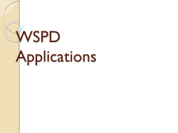 WSPD Applications