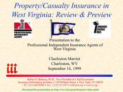 Source: Insurance Information Institute, AM Best P/C Premium