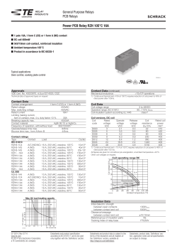 SCHRACK General Purpose Relays PCB Relays