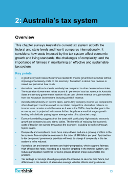 Australia`s tax system