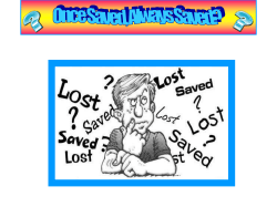 Once Saved, Always Saved