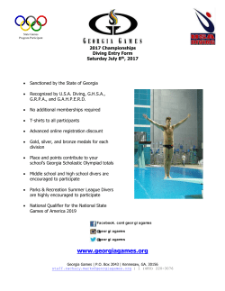 Dives for Competition