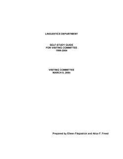 linguistics department - Montclair State University
