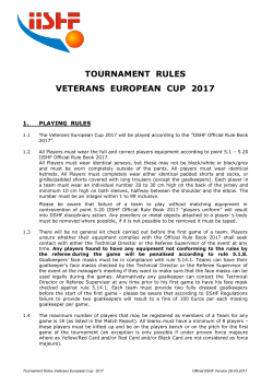 PLAYING RULES