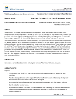 job profile - BC Public Service