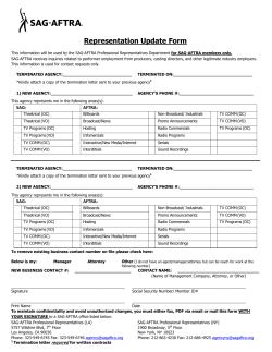 Representation Update Form - sag