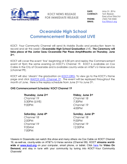 New Season of Journalist Roundtable on KOCT Be an informed