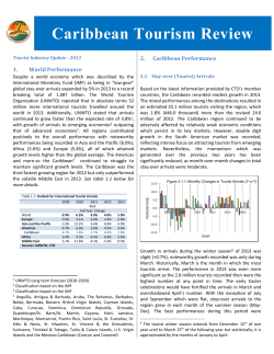 Tourist - Caribbean Tourism Organization