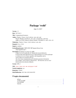Package `rcdd`