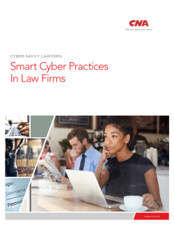Smart Cyber Practices In Law Firms