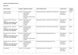 Meeting Room Resource for Nettie - Hawkes Bay District Health Board
