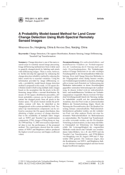 A Probability Model-based Method for Land Cover Change
