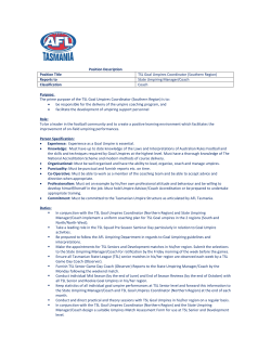 Position Description Position Title TSL Goal
