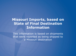 State of Alabama * Freight Data profile