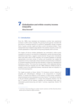 Globalization and within-country income inequality