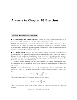 Answers to Chapter 10 Exercises