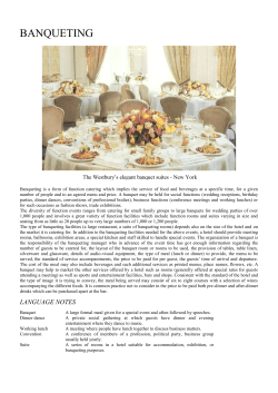 Banqueting