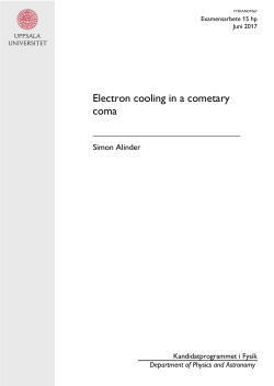 Electron cooling in a cometary coma
