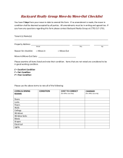 Need another move-in sheet?