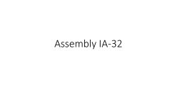 Assembly IA-32