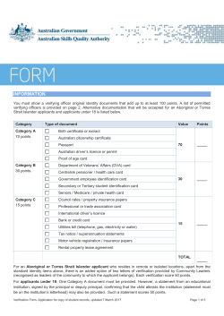 Identity verification form