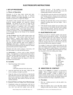 electroscope instructions