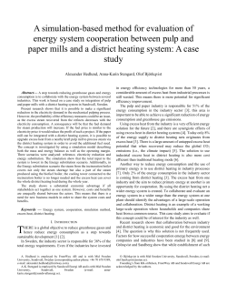 A simulation-based method for evaluation of energy