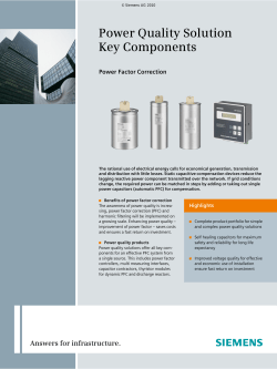Power Quality Solution Key Components