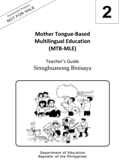 Mother Tongue-Based Multilingual Education (MTB