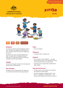 Pirrha - Australian Sports Commission