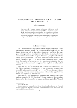 Poisson spacing statistics for value sets of polynomials