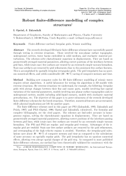 Robust finite-difference modelling of complex structures
