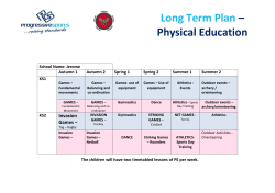 KS2 Invasion Games - Jerome Primary School