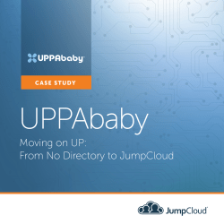 Moving on UP: From No Directory to JumpCloud